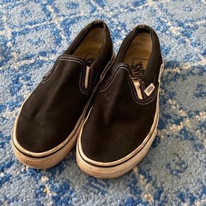 Black slip on vans